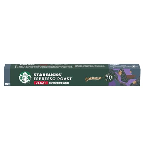 Starbucks Espresso Roast Decaf by Nespresso 10 Servings