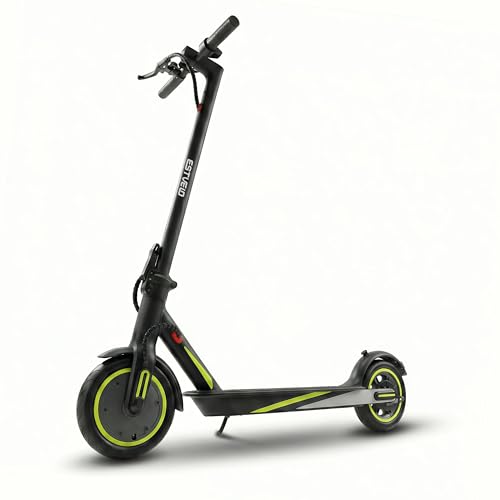 Patinete Eléctrico ESTVELO con App, Neumáticos de Aire, 3 Modos de Velocidad, 25 km de Autonomía, 500W de Potencia Máxima, Plegable para Adultos y Jóvenes