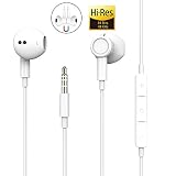 Hi-Res Extra Bass Earbuds Noise Isolating In-Ear Headphones Wired Earbuds with M...