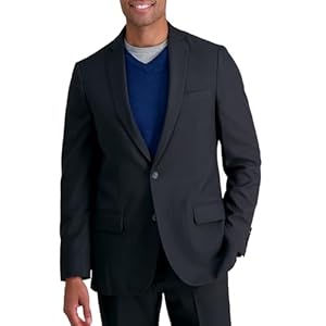 Haggar Men’s Smart Wash with Repreve Slim Fit Suit Separates-Pants & Jackets