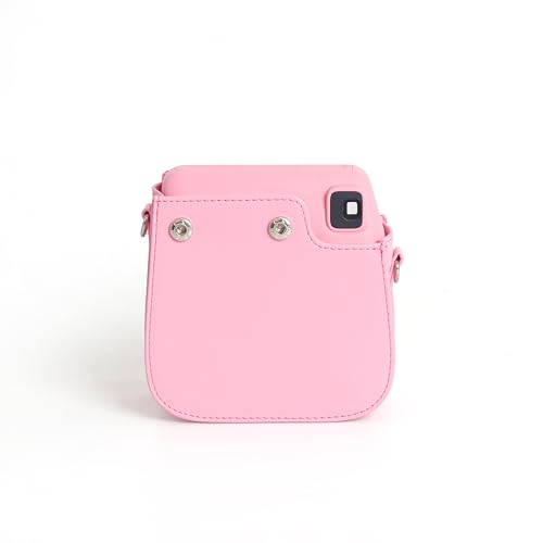 Funda para cámara Fujifilm Instax Mini 7+ / SE en PU rosa miniatura 5