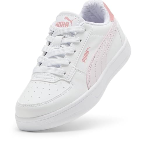 PUMA Caven Sneaker, White-Whisp of Pink-Passionfruit, 1 US Unisex Little Kid2