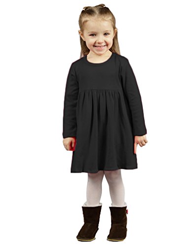 Monag Toddler Long Sleeve Empire Dress