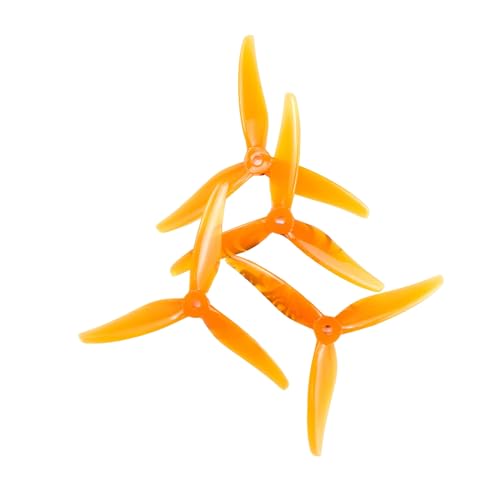Hélices 51466 MCKV2 5 pouces en polycarbonate orange haute résistance