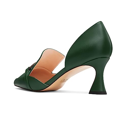 HDEUOLM Womens Mid Heel Pointed Toe Pumps Two-Piece Slip-on Prom Cute Summer 2.6 Inches Heels3