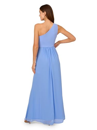 Image of Adrianna Papell One Shoulder Chiffon Gown