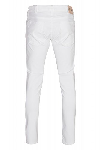 Wrangler Uomo Jeans Bryson Bianco Cotone 33