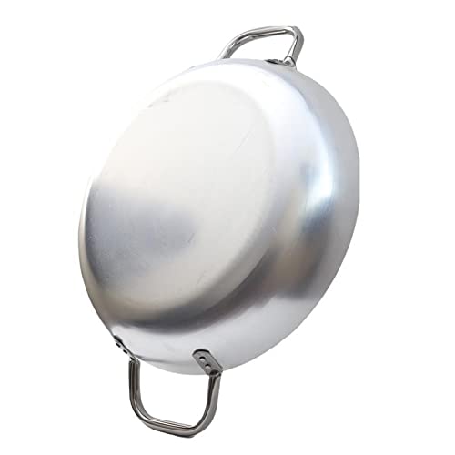HORECA HOME TEGAME BOMBATO IN ALLUMINIO CON 2 MANICI (45 cm)