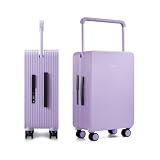 [TUPLUS] バランス スーツケース 耐衝撃 機内持込 TSAロック パープル 20インチ