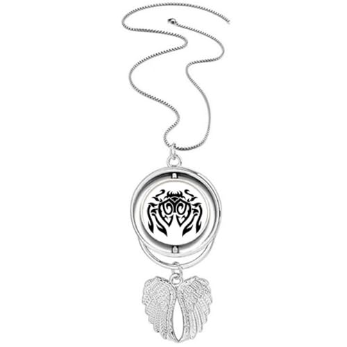 Collier araignée ailes d'ange pendentif insecte gothique pour homme femme