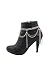TFJ Women Fashion Jewelry Boot Bracelet Metal Chain Heels Shoe Friendship Heart Charm Love Silver