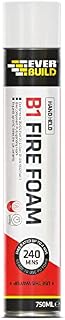 Everbuild B1 Hand Held Expanding Fire Rated Foam, Pink, 750 ml