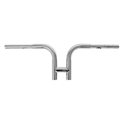 Demon's Cycle 8" Chrome H-Bar Motorcycle Handlebars