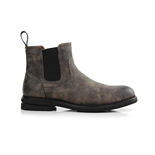 Image of Polar Fox Men's Classic High-Top Chelsea Boot | Stylish Slip-On Ankle Boot for Dress, Casual & Formal Wear