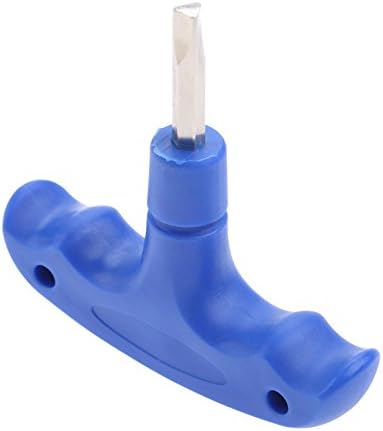 1pc Golf Spike Wrench Torque Tool Wrenches with Triangle Tip for Drivers Fairway Weight Blue