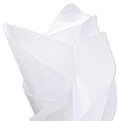 Flexicore Packaging |White Gift Wrap Tissue Paper | Size: 15 Inch X 20 Inch | Count: 10 Sheets | Color: White | Diy Craft, Art, Wrapping, Crepe, Decorations, Pom Pom, Packing & Party #TOP16