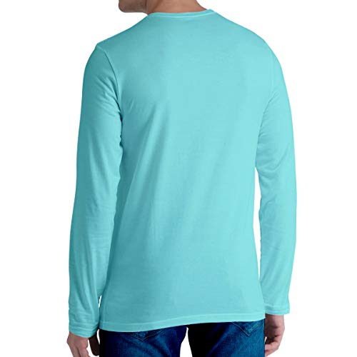 Image of Pooplu Men's Regular Fit Plain 100% Cotton V Neck Full Sleeves Multicolour Pootlu T Shirt. Casual, Trendy, Stylish Tshirts and Tees