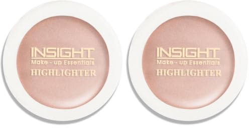 Image of INSIGHT Highlighter for Face & Body - Cosmic Power | Glitter Shimmer Makeup | Creamy, Lightweight, Easy to Blend, Long-Lasting Glow | 3.5g (Pack of 2)