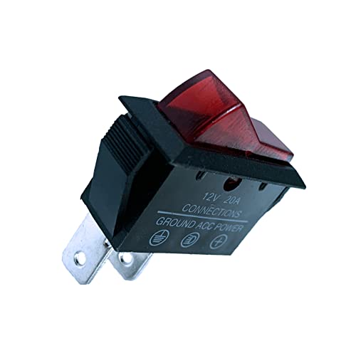 Image of Water Heater Electrical Element Switch 232259 for Use On Suburban SW Series Replacement 232362, 525001 233358 233357 AP4609075, red /black