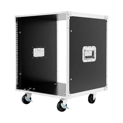12U Portable Rolling Rack