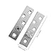 PATKAW 2pcs 360-degree Rotating Pivot Hinges Offset Concealed Door Hinges for Cabinet and Shed Doors Industrial Hardware