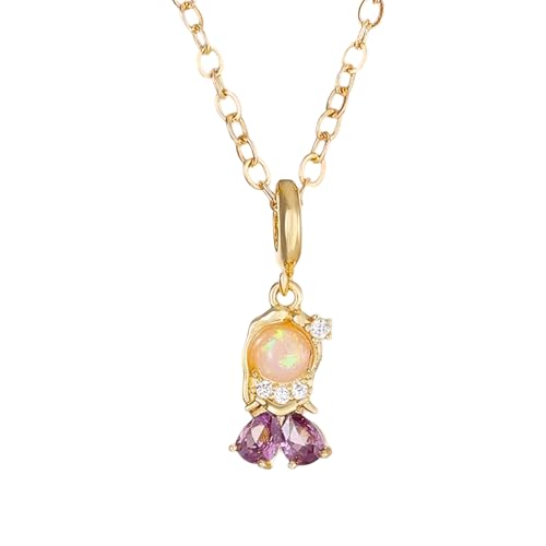 Collier de Conte de Fées et Pendentif Princesse aux Finitions Éclatantes
