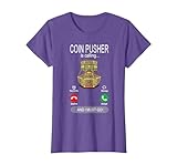 Coin Pusher is Calling Coin Pusher T-Shirt, Women, Purple Heather, 3X-Large