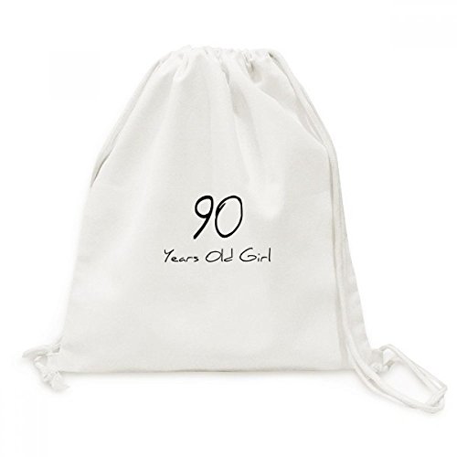 Sac cordon en toile longévité 90 ans fille parfait voyage et shopping