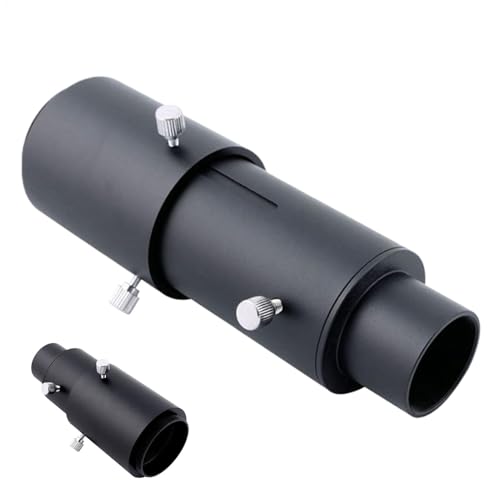 Telescopio con adaptador de cámara y tubo variable desmontable de 1.25 pulgadas para astrofotografía