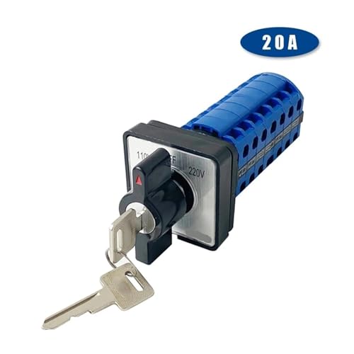 Interruptor de leva de 20A 7 polos para cambio de control eléctrico trifásico 2