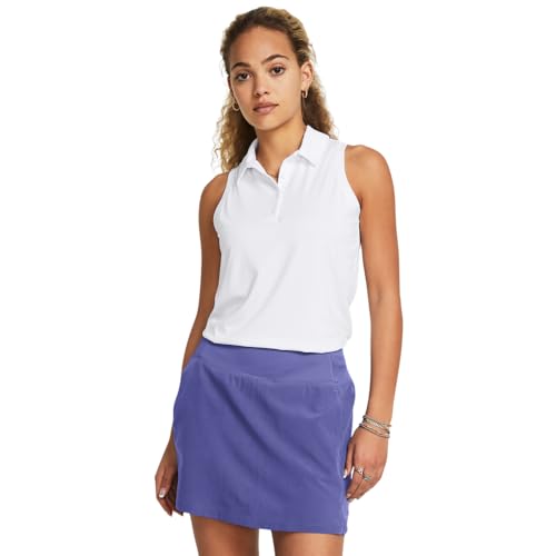 Under Armour Polo sin mangas Playoff para mujer