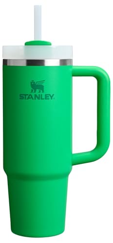 Image of STANLEY Quencher H2.0 Tumbler with Handle and Straw 30 oz | Flowstate 3-Position Lid | Cup Holder Compatible for Travel | Insulated Stainless Steel Cup | BPA-Free | Meadow