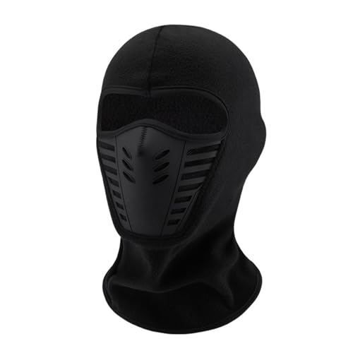 Fog-Free Winter Sport Balaclava, Anti Fog & Windproof Face Mask, Thermal Full-Face Head Cover for Cycling & Skiing (Black)
