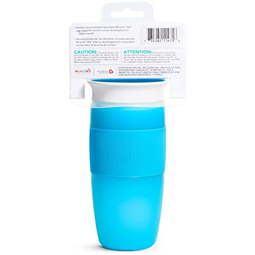 Munchkin® Miracle® 360 Toddler Sippy Cup, 14 Ounce, Blue #TOP7