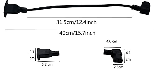 Evite dobleces peligrosos con el conector IEC 320 C13 a C14 angular para rack y servidores 5
