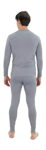 Mossy Oak Mens Thermal Underwear Set, Fleece Lined Long Johns Shirt and Pants, Cold Weather Base Layer Hunting Gear2