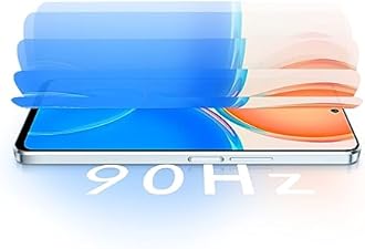 HONOR X8 Unlocked Smartphone Silver 6 + 128GB 90Hz 6.7 Inch Curved Screen, Dual SIM, Android Smartphone with 64MP Quad Camera 22.5W SuperCharge