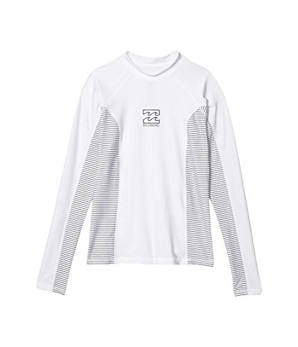 Billabong Women's Core Surf Daze Long Sleeve Rashguard, White, L