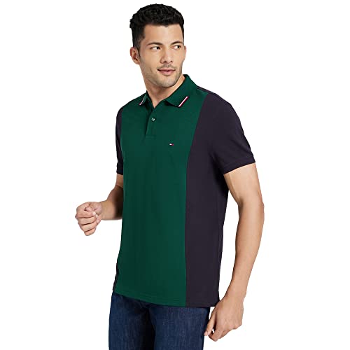 Image of Tommy Hilfiger Solid Cotton Regular Fit Men's T-Shirt