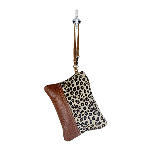 Image of Myra Bag Hairon Leopard Print Bag for Women - Leopard Print Purses for Women with Real Cowhide, Hair On Animal Pattern Purse