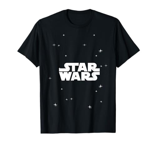T-shirt Star Wars Title Logo confortable qui ne se déforme pas au lavage pour fan