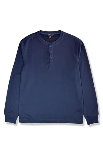 Banana Republic Mens 537850 French Rib Waffle Knit Cotton Thermal Henley Shirt2