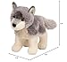 Douglas Ashes Wolf Plush – 8-Inch Soft & Realistic Stuffed Animal Toy for Kids, Toddlers & Wildlife Collectors
