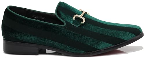 SPK21 Men's Vintage Sparkle Dress Loafers Slip On Fashion Shoes Classic Tuxedo Dress Shoes2