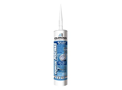 QUIADSA 52503220 Sellante Adhesivo Elástico de Polímero Especial Piscinas, 290 ml