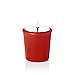 Yummi 15hr Unscented Ruby Red Votive Candles - 9 per Pack
