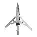 Rage Hypodermic Deep Six 2 Blade 100 Grain Practice Broadheads (3 Pack), Small