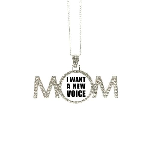 Collier I Want A New Voice de style Art déco pour femme
