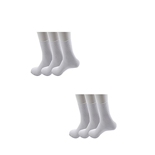 Pluto & Fox Calcetines Para Diabéticos De Algodón Sin Goma No Aprieta Unisex (6, 35-38)