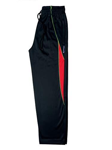 Image of IndiWeaves Girls and Boys-Unisex Fleece and Polyester Track Pants for Winters (Nevy Blue,Black,12-13 Years) Pack of 2